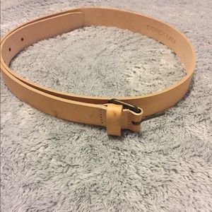 NWOT Derek Lam Nude Leather belt